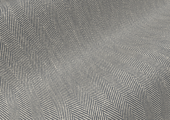 Delicate Chevron, Davy Grey - Roman Blind - Image 4